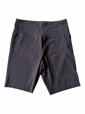 NOBO Black High-Rise Bike Shorts